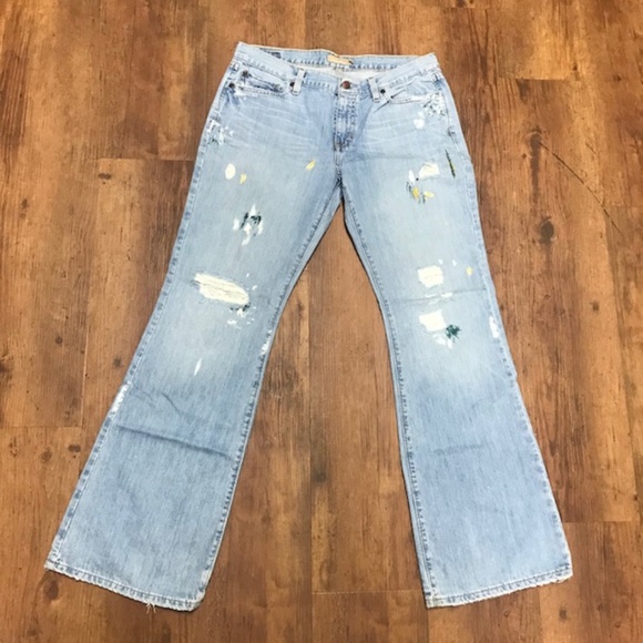 paint covered jeans